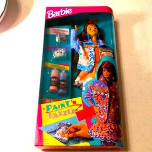 Paint ‘N Dazzle Barbie Redhead 1993 Mattel 10057